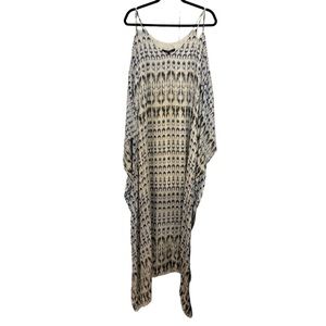 NWT Rachel Roy Maxi Caftan with Open Shoulders